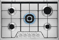 Electrolux KGS7534SX SLIM PROFILE Piano cottura a gas cm. 75 - inox griglie smaltate