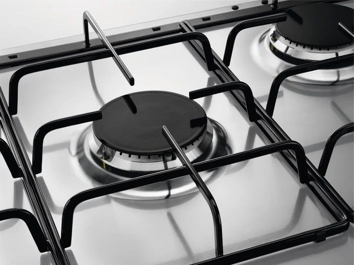 Electrolux KGS7524SX SLIM PROFILE Piano cottura a gas cm. 75 - inox griglie smaltate