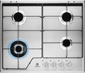 Electrolux KGS6434SX SLIM PROFILE Piano cottura a gas cm. 60 - inox griglie smaltate