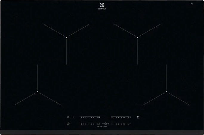 Electrolux EIT81443 INFINITE Piano cottura a induzione cm. 80 - vetroceramica nero