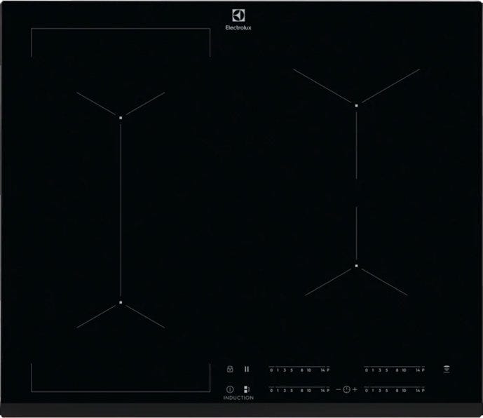 Electrolux EIV63443 INFINITE BRIDGE Piano cottura a induzione cm. 60 - vetroceramica nero