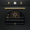 Electrolux FR65G RUSTICO Forno cm. 60 - nero ghisa maniglia e manopole in bronzo