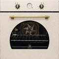 Electrolux FR65S RUSTICO Forno cm. 60 - sabbia - maniglia e manopole in bronzo