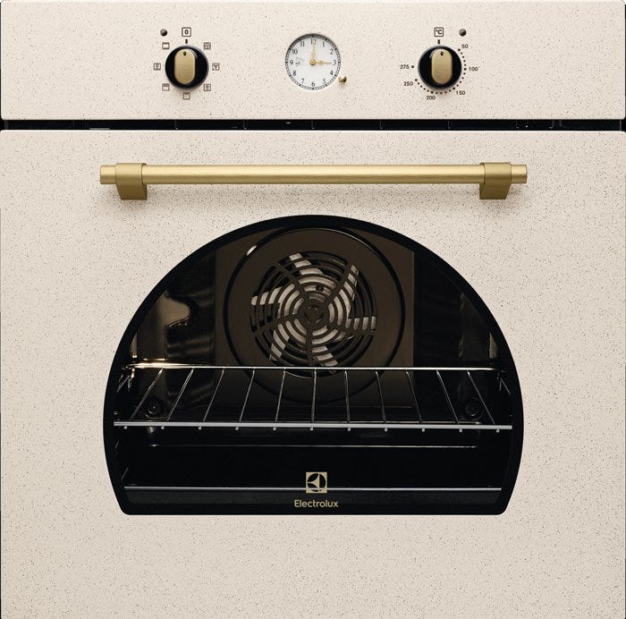 Electrolux FR65S RUSTICO Forno cm. 60 - sabbia - maniglia e manopole in bronzo