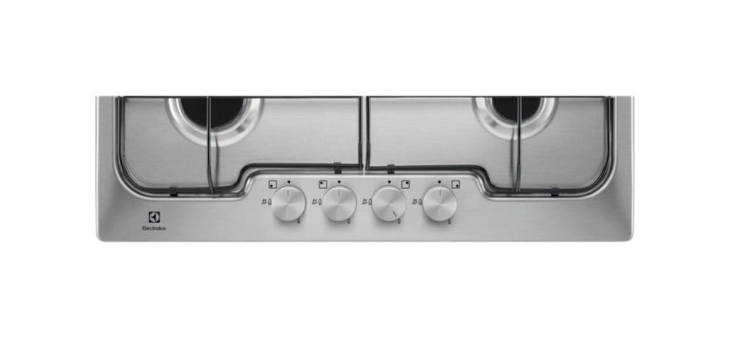 Electrolux PX640UV 300 Soft line Piano cottura a gas 60 cm, 4 fuochi, bruciatore Wok multicorona, inox