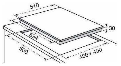 Electrolux PX640UV 300 Soft line Piano cottura a gas 60 cm, 4 fuochi, bruciatore Wok multicorona, inox