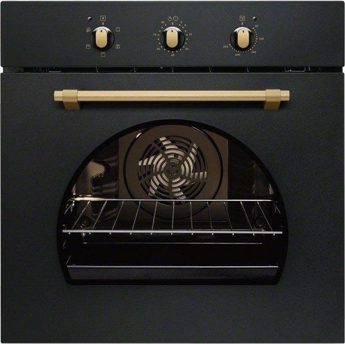 Electrolux FR53G 300 Forno 68 L, Funzione AquaClean, Grill e cottura ventilata, nero opaco