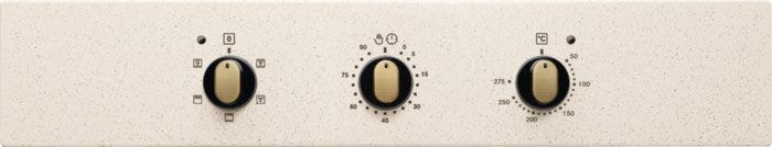 Electrolux FR53S RUSTICO Forno multifunzione cm. 60 - sabbia/bronzo