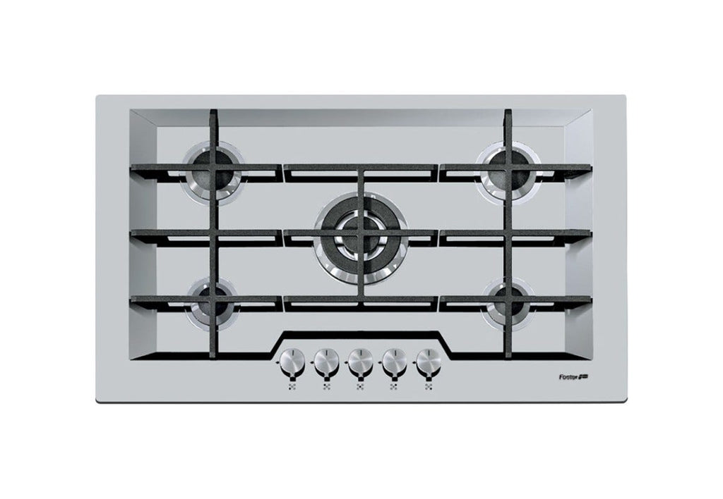 Foster 7603 032 KE Piano cottura gas cm 86 - incasso standard - acciaio spazzolato