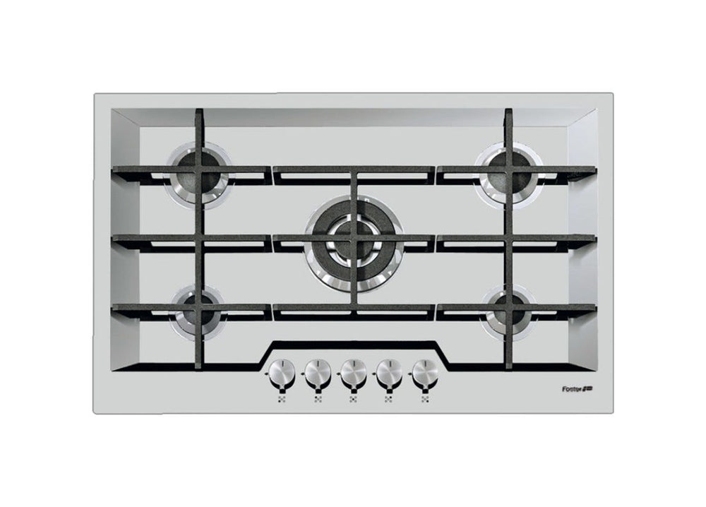 Foster 7601 032 KE Piano cottura a gas cm 80 - filotop - acciaio spazzolato