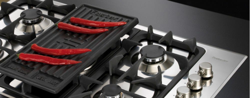 Foster 7055 062 Professionale Piano cottura gas cm 86 - acciaio spazzolato