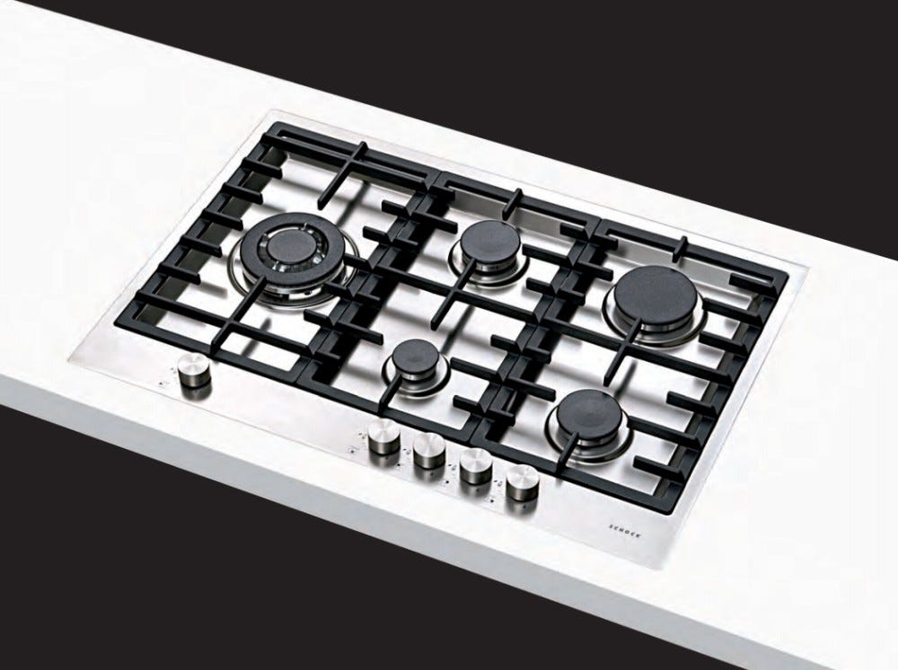 Schock Flat PC75 AVG Piano cottura a gas cm 75 - inox