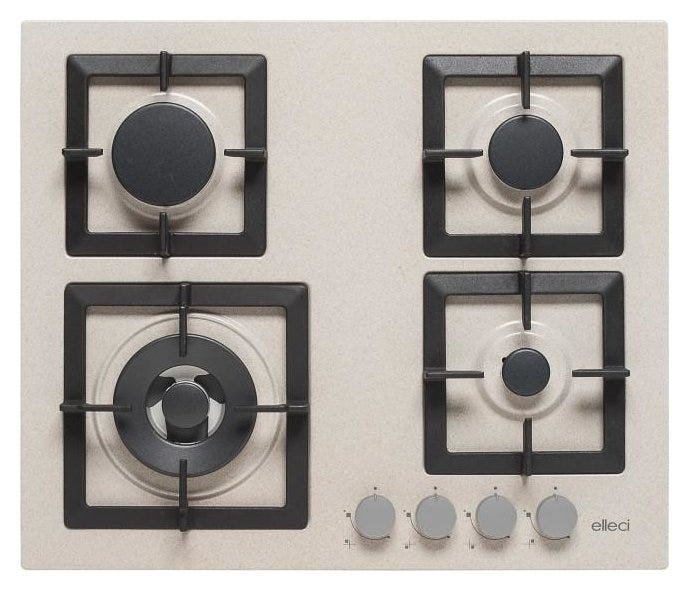Elleci Plano 60 Plano Piano cottura a gas cm. 60 - granitek - avena