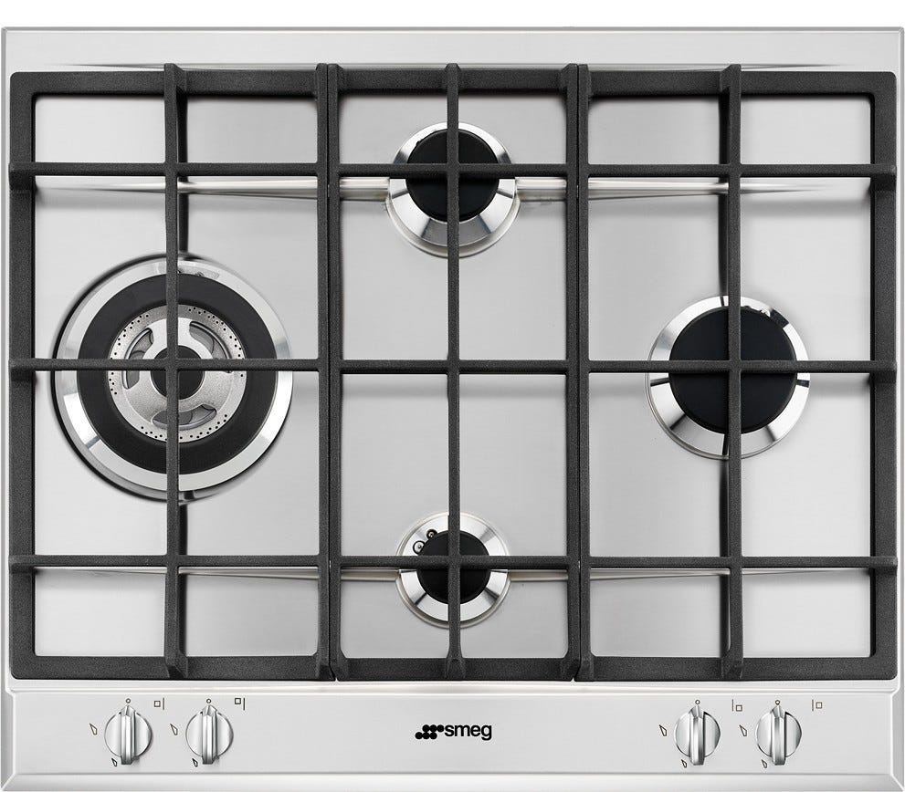 Smeg P261XGH Selezione Piano cottura cm. 60 - inox