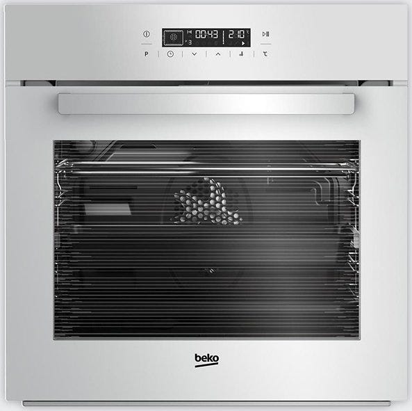 Beko BIM 24400 WCS Linea Shades Forno elettrico multifunzione cm 60 - cristallo bianco