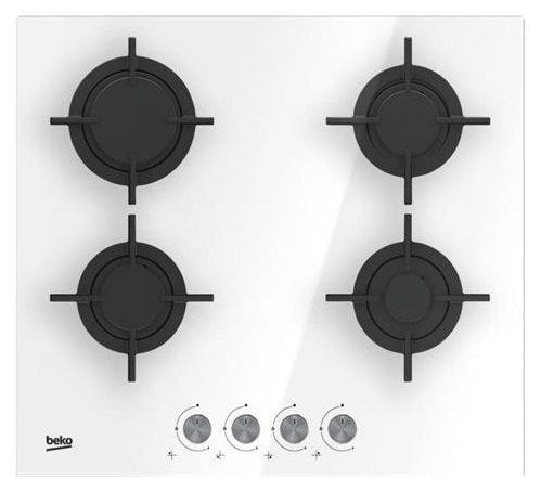 Beko HILG 64222 SW Shades Piano cottura a gas cm 60 - vetro bianco