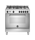 La Germania AMN855GXV/24 Americana Cucina da accosto cm. 80 x 50 - inox 1 forno a gas + 5 fuochi a gas