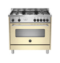 La Germania AMN965GCRT Americana Cucina da accosto cm. 90 x 60 - crema 1 forno a gas + 5 fuochi a gas