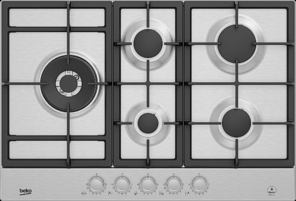 Beko HIAL 75325 SX Piano cottura a gas 75 cm - inox