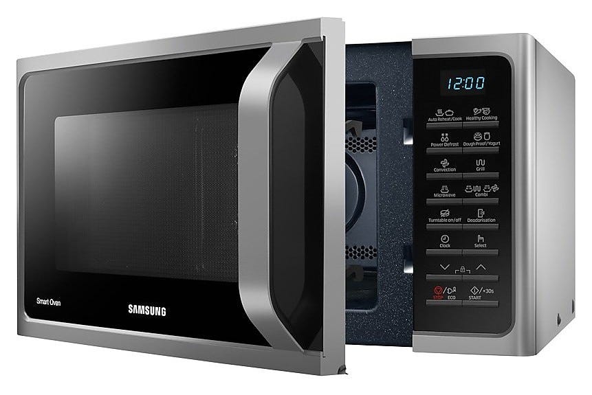 Samsung MC28H5015CS Forno microonde combinato con grill capacità 28 lt - nero / argento