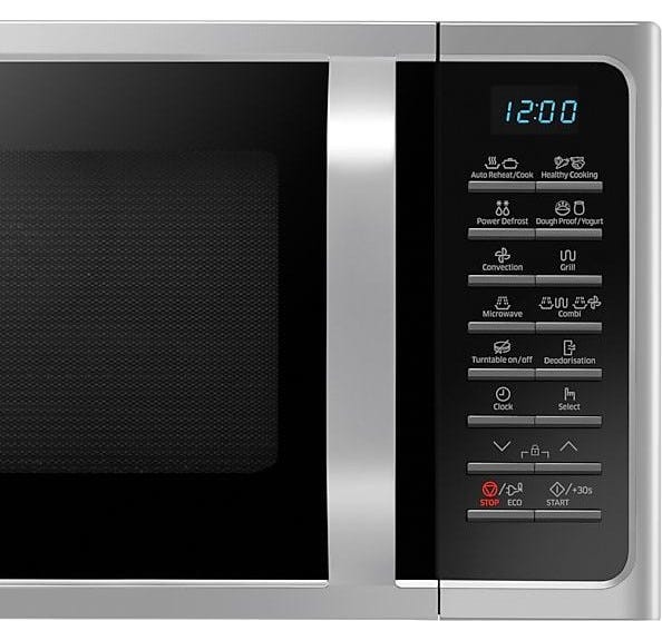 Samsung MC28H5015CS Forno microonde combinato con grill capacità 28 lt - nero / argento