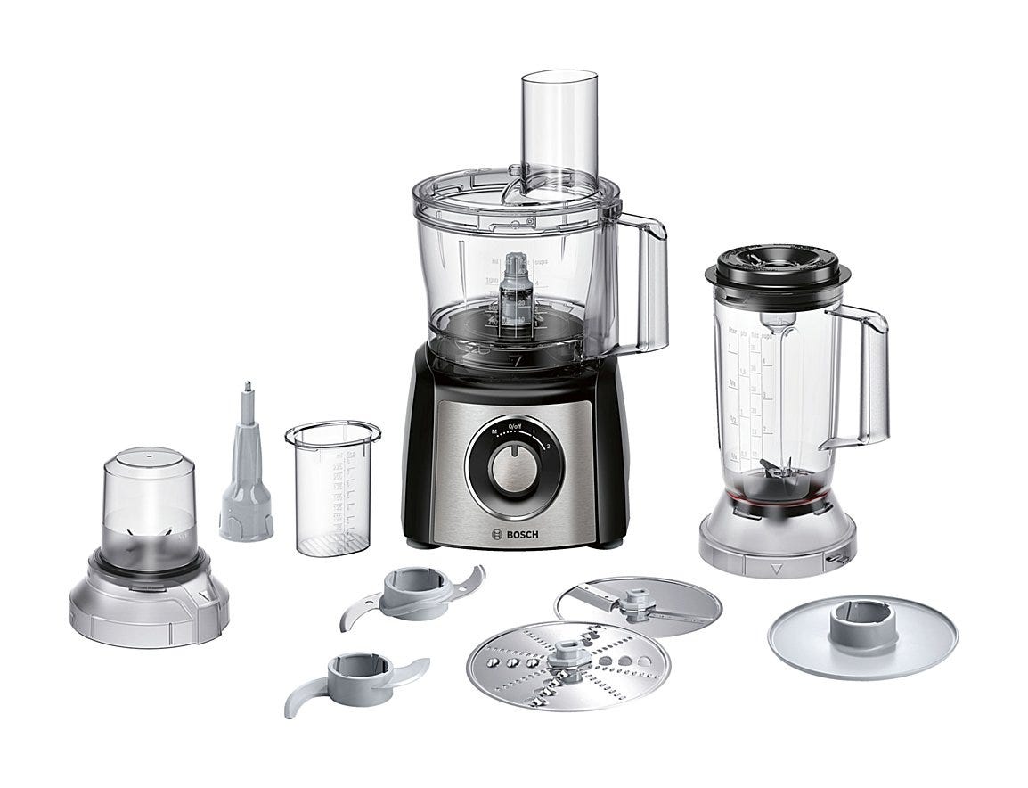 Bosch MCM3501M MultiTalent 3 Robot multifunzione compatto - nero/inox