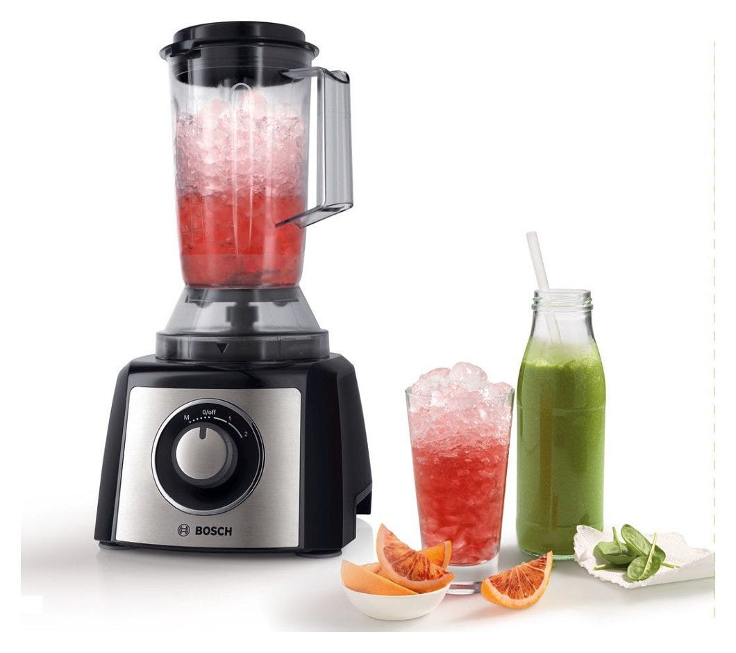 Bosch MCM3501M MultiTalent 3 Robot multifunzione compatto - nero/inox