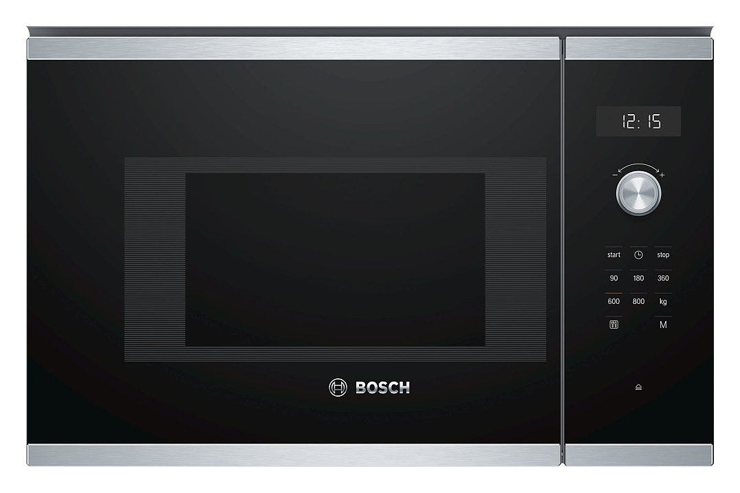 Bosch BFL524MS0 Serie 6 Forno microonde da incasso cm 60 h 38 - nero / inox