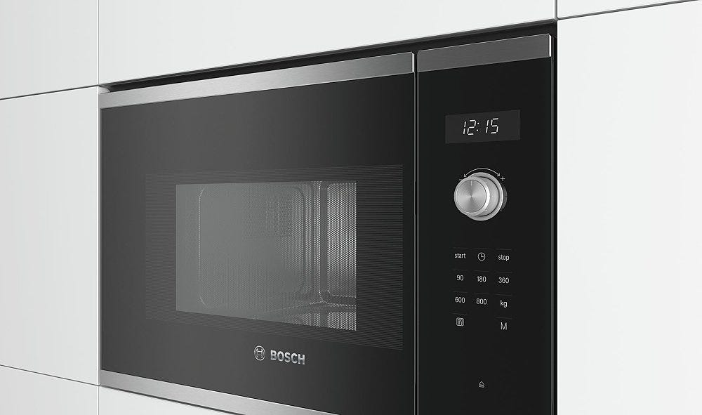 Bosch BFL524MS0 Serie 6 Forno microonde da incasso cm 60 h 38 - nero / inox