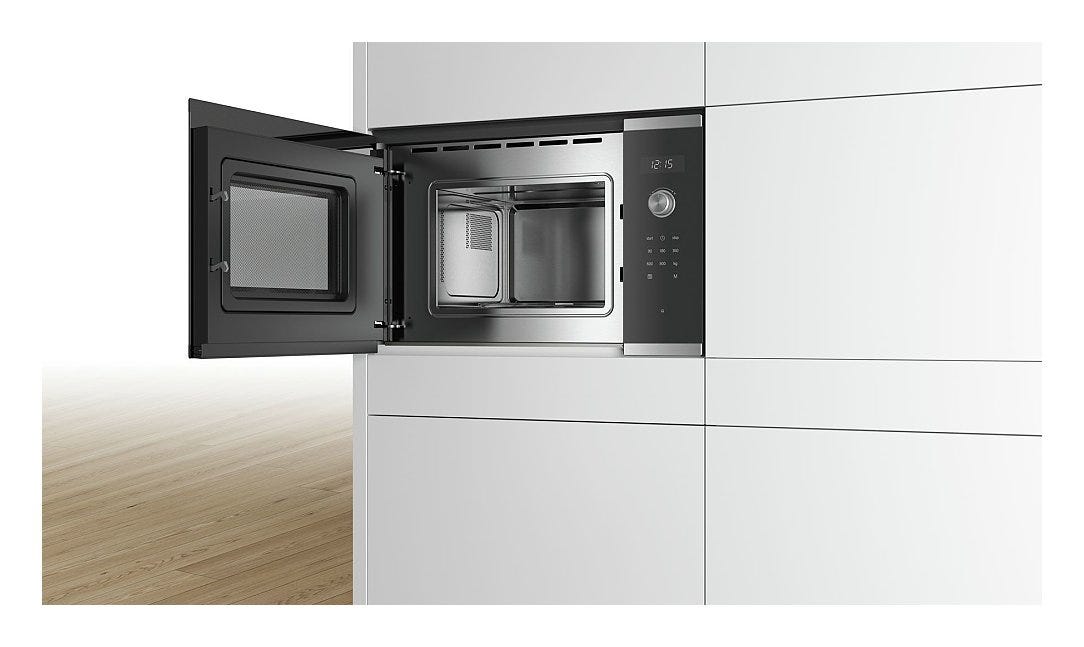 Bosch BFL524MS0 Serie 6 Forno microonde da incasso cm 60 h 38 - nero / inox