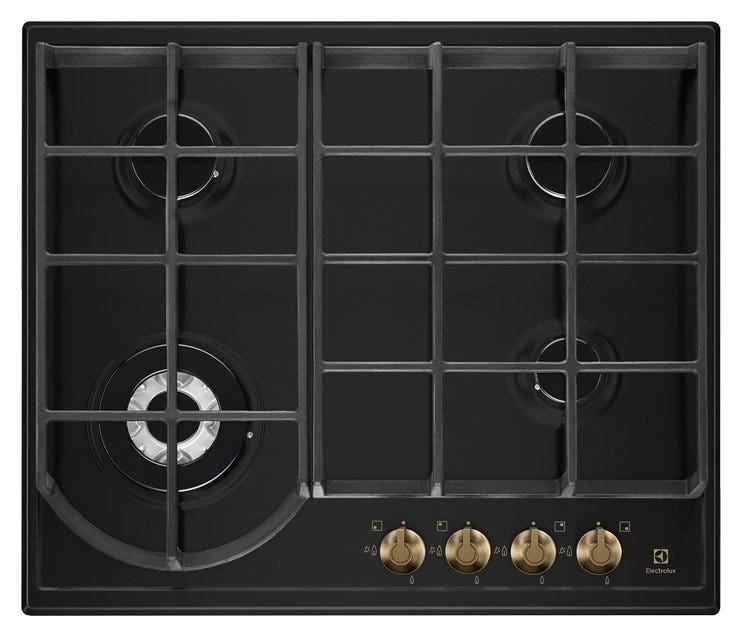 Electrolux EGH6343ROR Piano cottura a gas cm. 60 - nero opaco