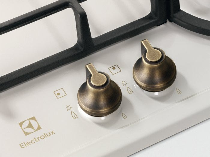 Electrolux EGH6343ROR Piano cottura a gas cm. 60 - nero opaco