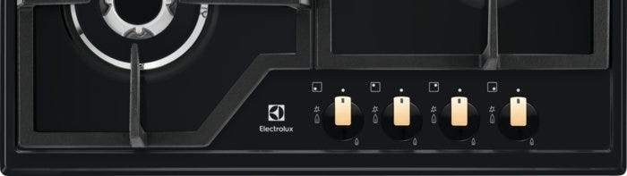Electrolux EGS6436RK Piano cottura a gas cm. 60 - nero opaco
