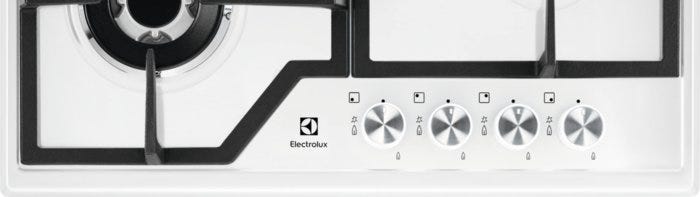 Electrolux EGS6436WW Piano cottura a gas cm. 60 - bianco