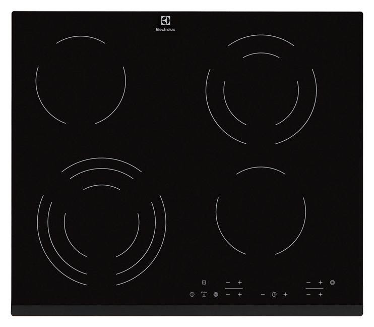 Electrolux EHF6343FOK Piano cottura elettrico cm. 60 - vetroceramica nero