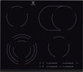 Electrolux EHF6547FXK Piano cottura elettrico cm. 60 - vetroceramica nero