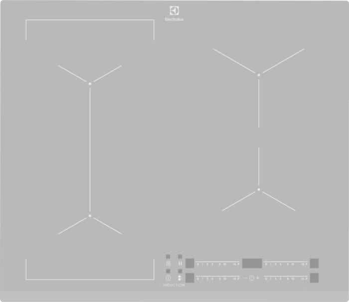 Electrolux EIV63440BS Piano cottura a induzione cm. 60 - vetroceramica argento