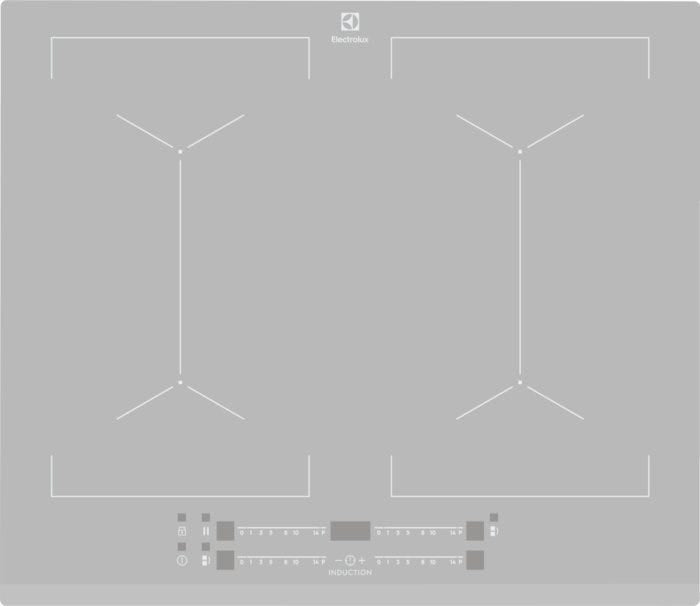 Electrolux EIV64440BS Piano cottura a induzione cm. 60 - vetroceramica argento