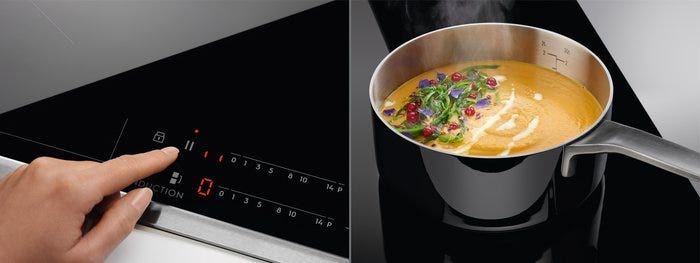 Electrolux EIV64440BS Piano cottura a induzione cm. 60 - vetroceramica argento