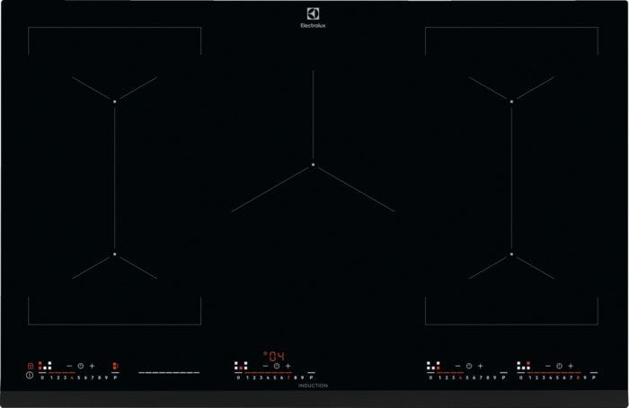 Electrolux EIV8457 Piano cottura a induzione cm. 80 - vetroceramica nero
