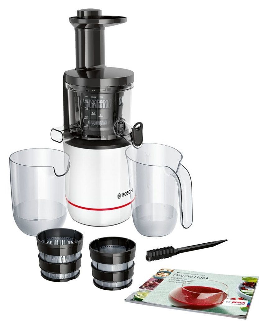 Bosch MESM500W Centrifuga - bianco/nero