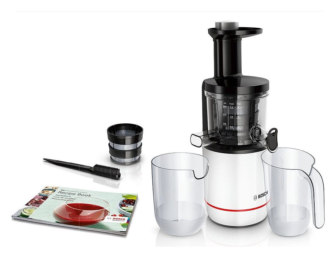 Bosch MESM500W Centrifuga - bianco/nero