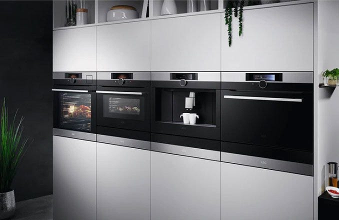 AEG KDK911423M Cassetto sottovuoto sous vide cm.60 h.13 - inox + vetro nero