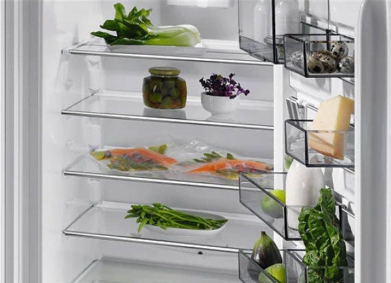 AEG KDK911423M Cassetto sottovuoto sous vide cm.60 h.13 - inox + vetro nero