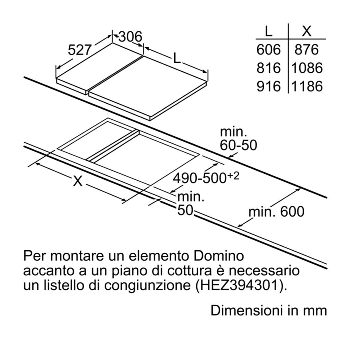 Bosch PIB375FB1E Serie 6 Piano cottura a induzione cm 30 - vetroceramica nero profili laterali inox