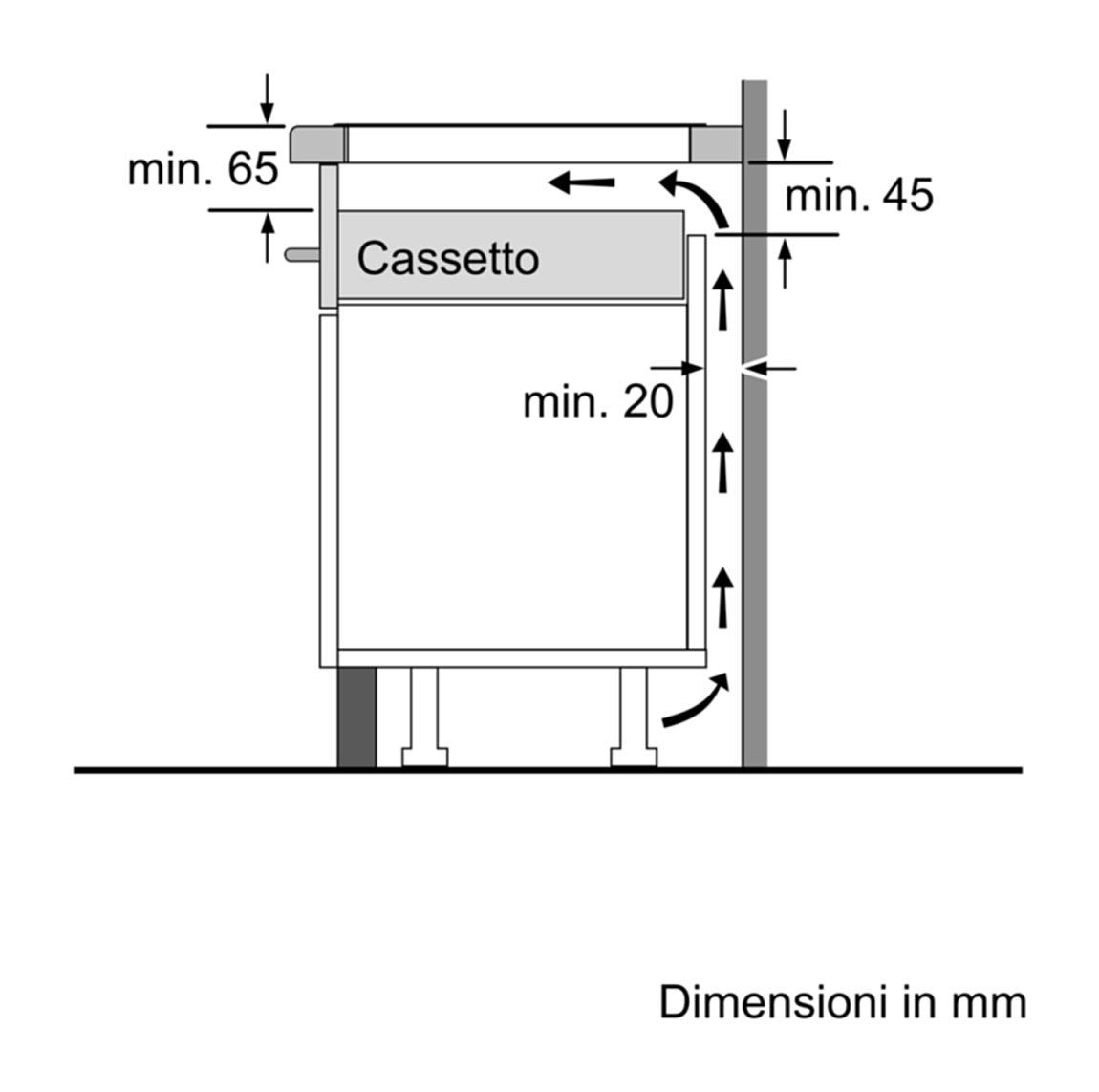 Bosch PIB375FB1E Serie 6 Piano cottura a induzione cm 30 - vetroceramica nero profili laterali inox