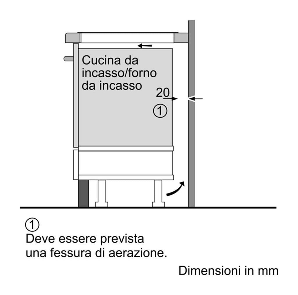 Bosch PXX375FB1E Serie 6 Piano cottura a induzione cm 30 - vetroceramica nero - profili inox