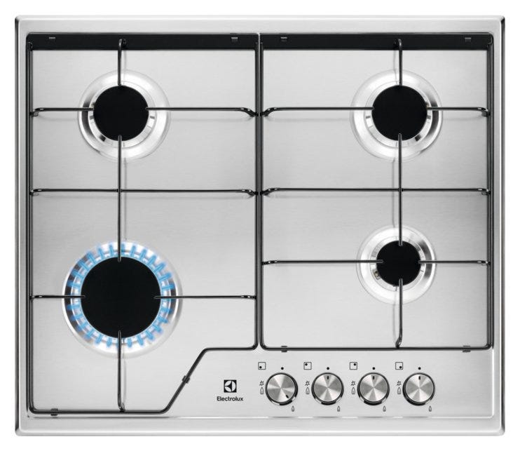 Electrolux KGS6424BX Piano cottura a gas cm. 60 - inox