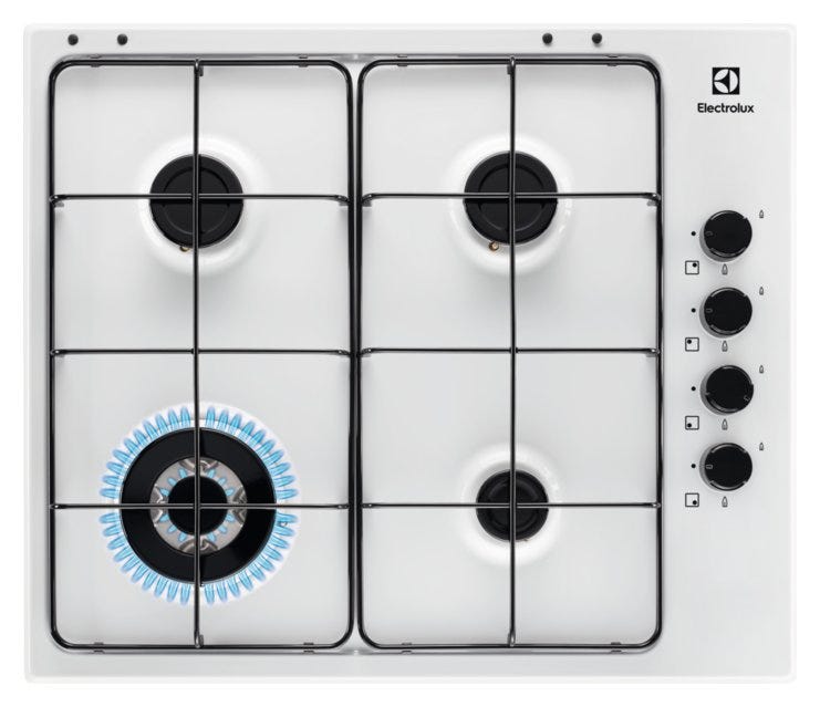 Electrolux EGS6414W Piano cottura a gas cm. 60 - bianco