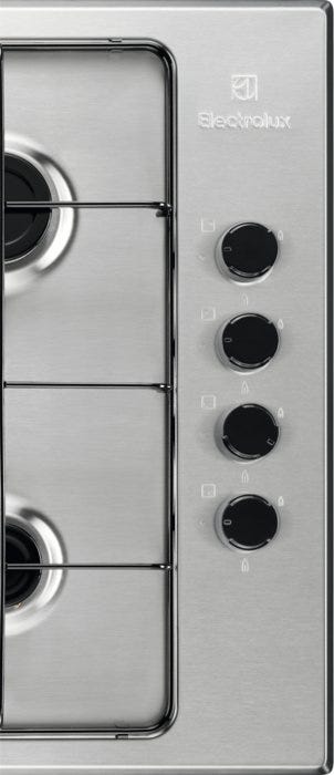 Electrolux EGS6414X Piano cottura a gas cm. 60 - inox antimpronta